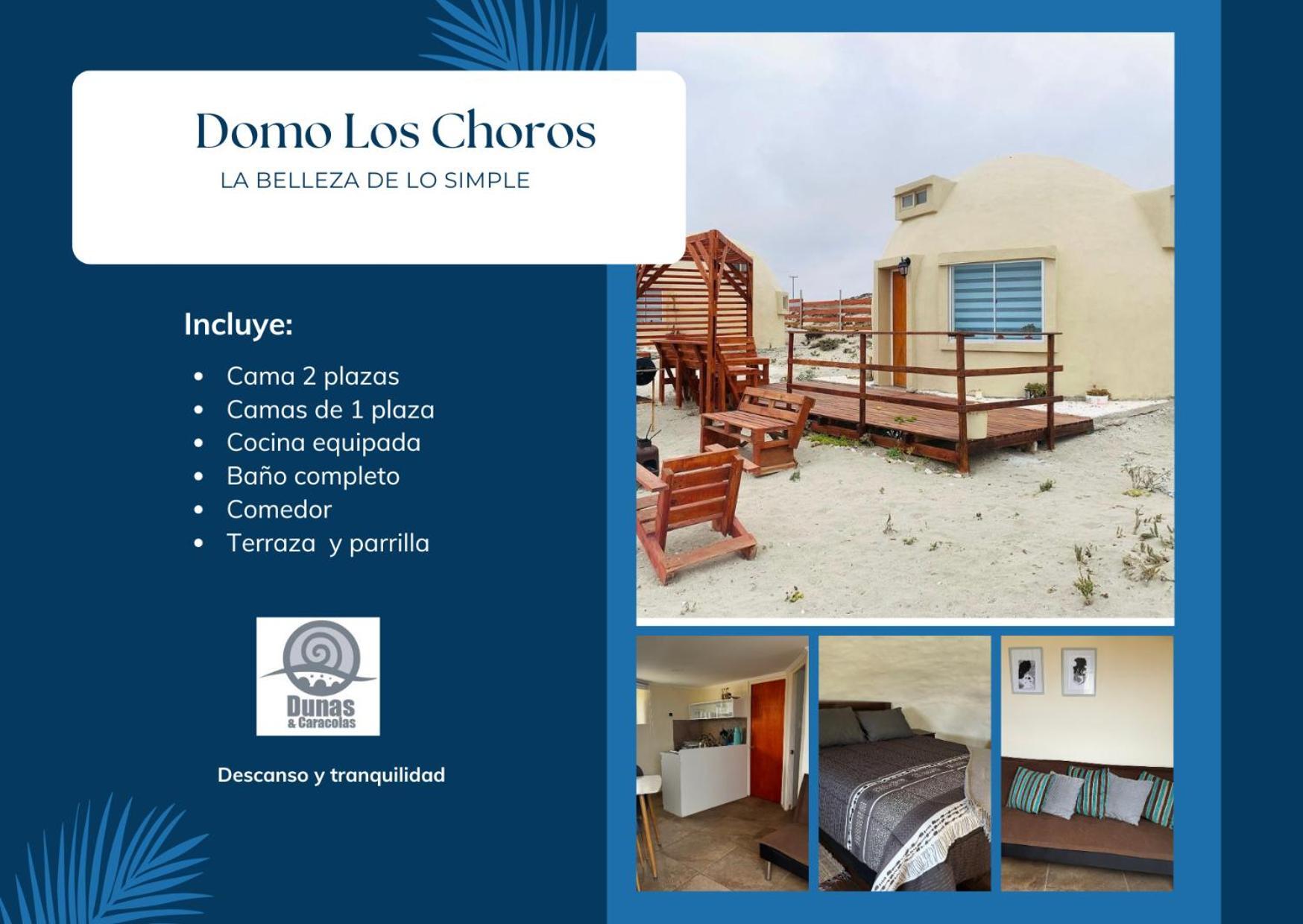 Entre Dunas Y Caracolas Hotel Punta de Choros Ngoại thất bức ảnh